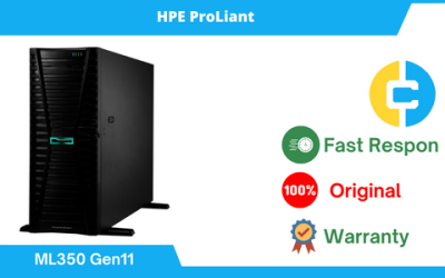 HPE ProLiant ML350 Gen11 4410Y 2.0GHz 12‑core 1P 32GB‑R MR408i‑o 8SFF 800W RPS Server SKU#P53566-001